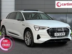 White Used 2020 Audi e-tron Advanced SUV | £24,990 (Expensive)