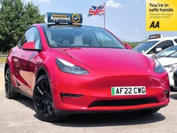 Red Used 2022 Tesla Model Y Long Range SUV | £23,495