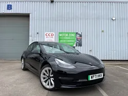 Black Used 2021 Tesla Model 3 Long Range Sedan | £17,995 (Fair price)