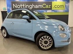 Blue Used 2017 Fiat 500 Lounge Hatchback | £5,395 (Fair price)