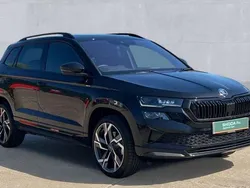 Black magic pearl effect Used 2025 Skoda Karoq SportLine SUV | £31,790 (Expensive)