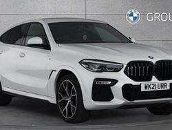 White Used 2021 BMW X6 M Sport SUV | £39,750 (Good price)