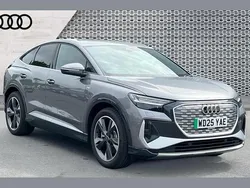 Grey New 2025 Audi Q4 Sportback e-tron S-Line SUV | £37,990 (Fair price)