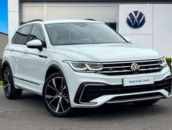 White Used 2022 VW Tiguan R-line SUV | £24,989 (Fair price)