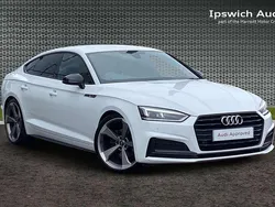 White Used 2019 Audi A5 Black Edition Coupe | £18,975 (Fair price)