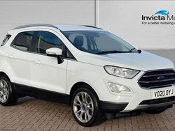 Frozen white Used 2020 Ford Ecosport Titanium SUV | £10,750 (Fair price)