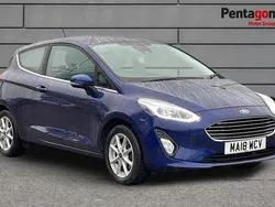 Blue Used 2018 Ford Fiesta Zetec Hatchback | £7,495 (Good price)