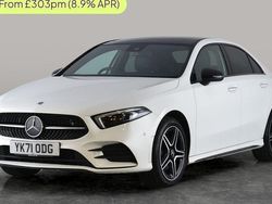 White Used 2021 Mercedes A250 AMG Line Premium Plus Sedan | £20,123 (Fair price)