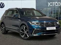 Blue Used 2021 VW Tiguan R-line SUV | £27,740 (Fair price)