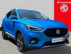 Blue Used 2023 MG ZS Exclusive Sedan | £14,841 (Fair price)