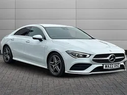 White Used 2022 Mercedes CLA200 AMG line Sedan | £25,335 (Fair price)