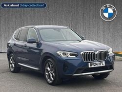 Blue Used 2024 BMW X3 xLine SUV | £37,899 (Super price)
