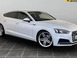White Used 2017 Audi A5 Sportback S-Line Hatchback | £12,795 (Fair price)