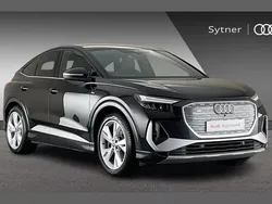 Black Used 2022 Audi Q4 Sportback e-tron S-Line SUV | £25,750