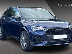 Blue Used 2024 Audi Q3 Black Edition SUV | £35,250 (Fair price)