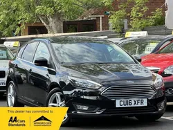 Black Used 2016 Ford Focus Zetec Hatchback | £4,299 (Fair price)