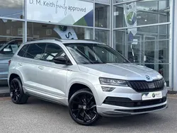 Brilliant silver Used 2021 Skoda Karoq SportLine SUV | £16,677 (Fair price)
