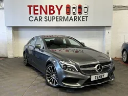 Grey Used 2016 Mercedes CLS220 AMG line Coupe | £14,296 (Good price)