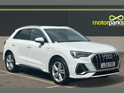 White Used 2021 Audi Q3 S-Line SUV | £18,994 (Good price)