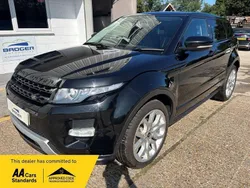 Black Used 2012 Land Rover Range Rover evoque Dynamic Estate | £8,795 (Fair price)
