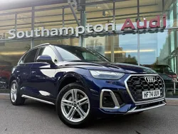 Blue New 2024 Audi Q5 S-Line SUV | £42,990