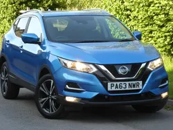 Blue Used 2017 Nissan Qashqai N-Connecta SUV | £6,450 (Fair price)