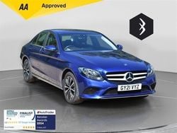 Blue Used 2021 Mercedes C220 SE Sedan | £17,500 (Super price)