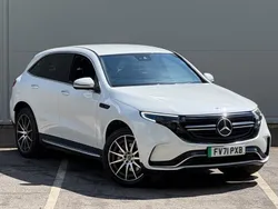 White Used 2022 Mercedes EQC400 AMG line SUV | £21,794 (Fair price)