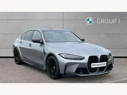 Skyscraper grey metallic Used 2023 BMW M3 Competition Edition Sedan | £64,995 (Fair price)