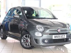 Grey Used 2019 Fiat 500S S Hatchback | £8,840 (Fair price)