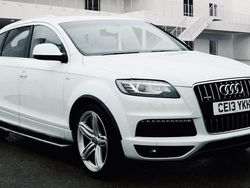 White Used 2013 Audi Q7 S-line plus SUV | £11,000 (Good price)