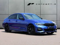Blue Used 2019 BMW 330e M Sport Sedan | £15,495 (Fair price)