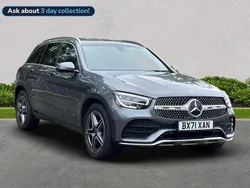 Grey Used 2021 Mercedes GLC220 AMG line Estate | £27,099 (Fair price)