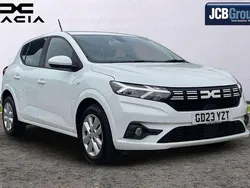 White Used 2023 Dacia Sandero Expression Hatchback | £11,295 (Fair price)