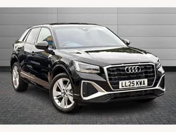 Mythos black Used 2025 Audi Q2 S-Line SUV | £29,350 (A bit pricey)