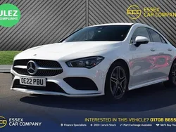 White Used 2022 Mercedes CLA180 AMG line Sedan | £21,380 (Fair price)