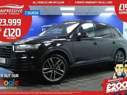 Black Used 2018 Audi Q7 S-Line SUV | £23,999 (Fair price)