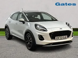 White Used 2022 Ford Puma Titanium Hatchback | £15,799 (Fair price)
