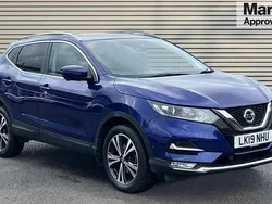 Blue Used 2019 Nissan Qashqai N-Connecta SUV | £12,026 (Good price)