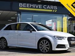 White Used 2018 Audi A3 Sportback Black Edition Hatchback | £15,950 (Fair price)