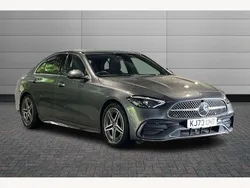 Grey Used 2024 Mercedes C200 AMG line Sedan | £32,250 (Fair price)