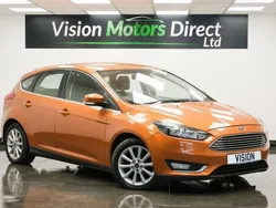 Orange Used 2017 Ford Focus Titanium Hatchback | £3,940 (Fair price)