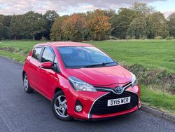Red Used 2015 Toyota Yaris Hybrid Hatchback | £6,995