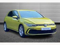 Yellow Used 2020 VW Golf VIII R-line Hatchback | £21,350 (Expensive)