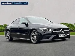 Black Used 2022 Mercedes CLA180 AMG Line Premium Sedan | £26,269 (Fair price)