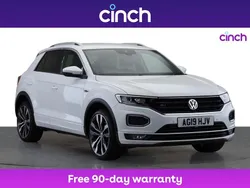 White Used 2019 VW T-Roc R-line SUV | £19,899 (Fair price)