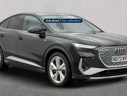 Black Used 2023 Audi Q4 e-tron S-Line SUV | £28,833