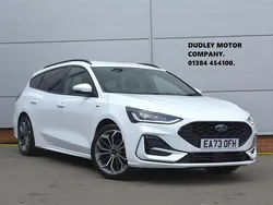 Frozen white Used 2023 Ford Focus ST-Line X Estate | £19,995 (Fair price)