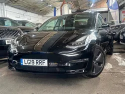 Black Used 2019 Tesla Model 3 Long Range AWD Sedan | £17,495 (Fair price)