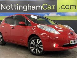 Red Used 2016 Nissan Leaf Tekna Hatchback | £5,195 (Fair price)